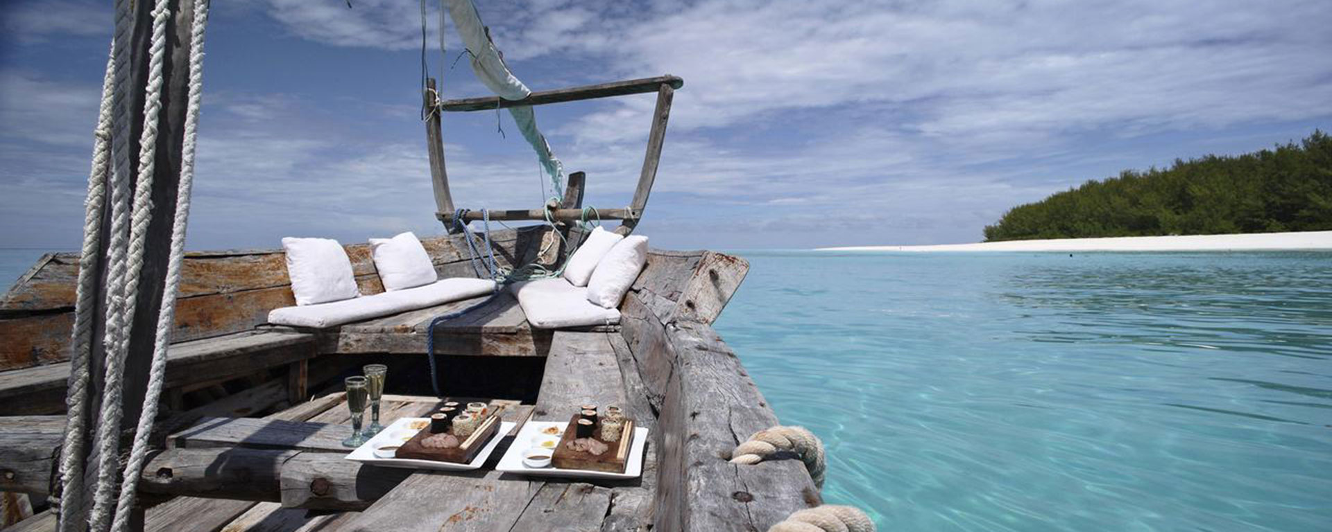 On board a traditional dhow