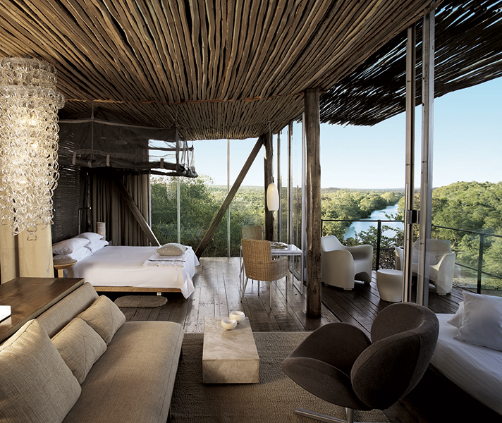 Luxury accommodation at Singita Lebombo