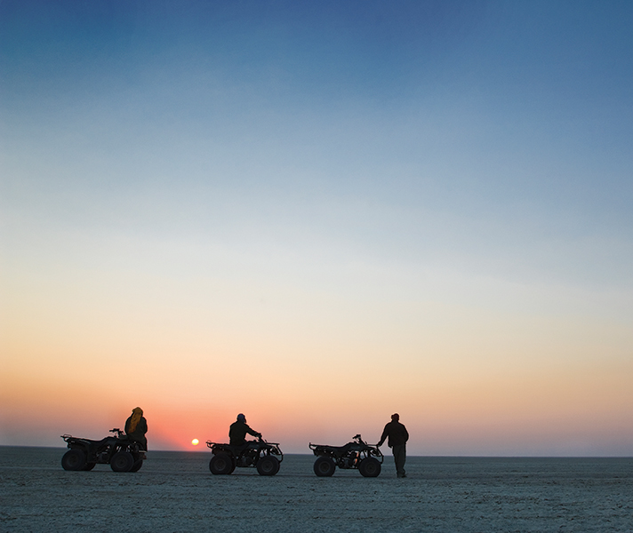 Disappear into the heart of the Makgadikadi Pans in Botswana