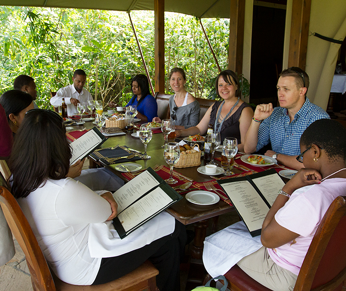 The menu at Lake Elmenteita Serena Camp is simply irresistible - freshest ingredients & a contemporary approach to classic favourites.