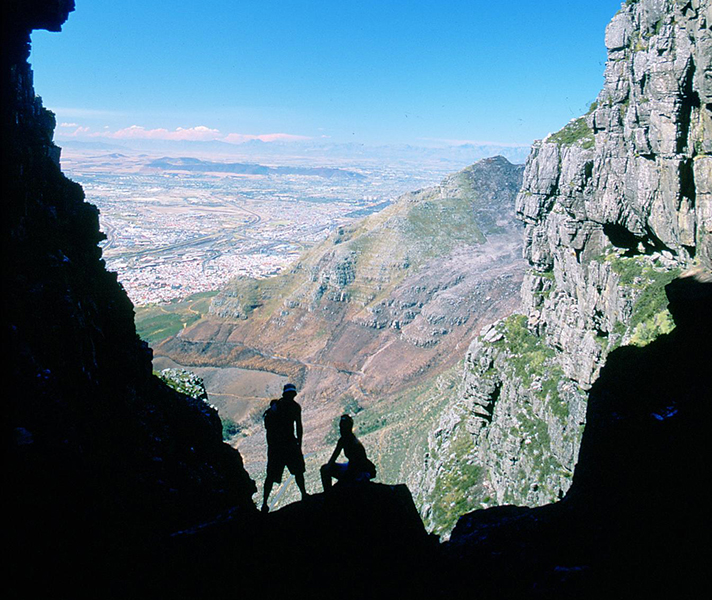 Platteklip Gorge is a popular route.