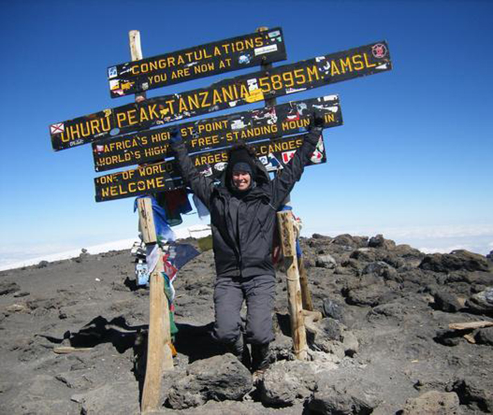 Making it to the summit is a rewarding experience.