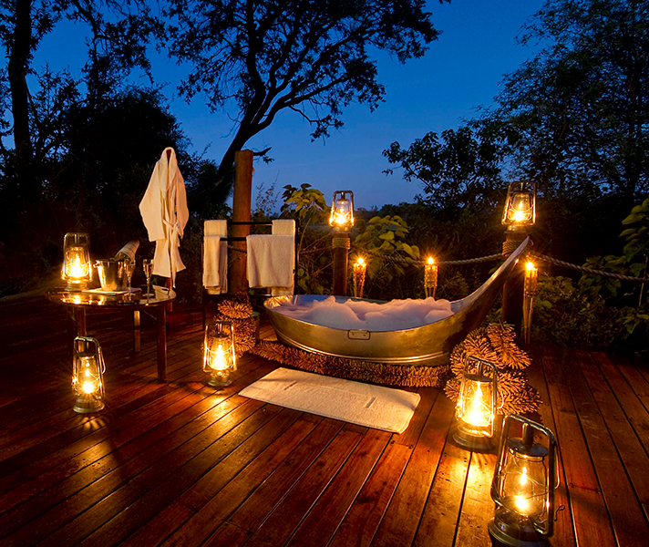 Baines Camp in the Okavango Delta is perfectly intimate and romantic.
