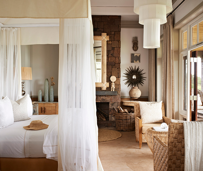 Each room is a subtle yet luxurious play on the classic safari theme - explore the Serengeti Grumeti on guided walks & game drives.