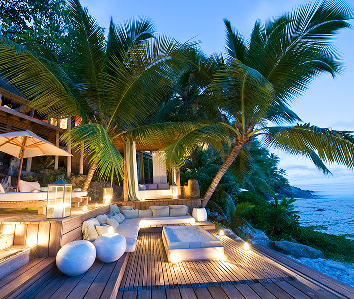 Villa North Island in the Seychelles offers on-the-beach privacy.