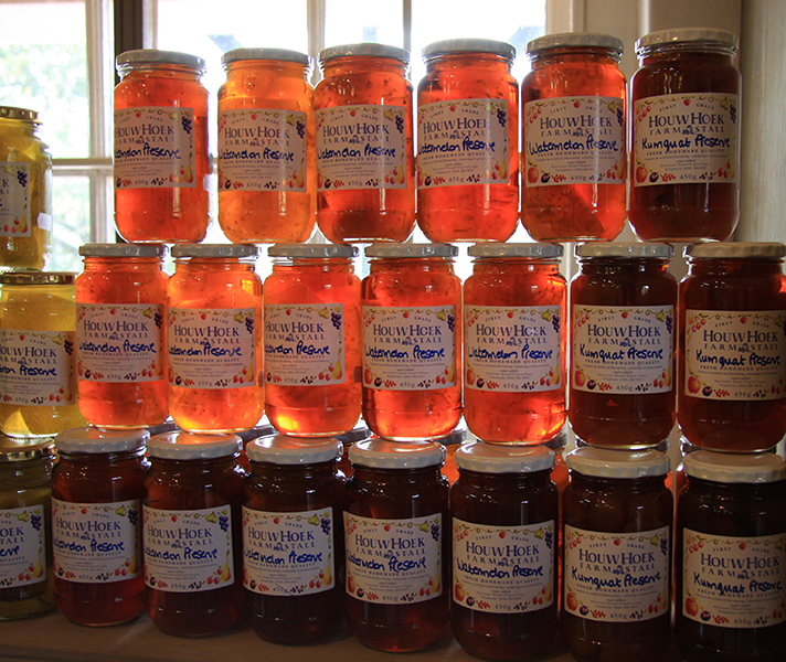 Home-made honey and jam anyone?