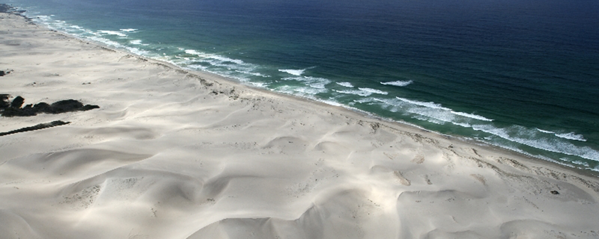 Beautiful De Hoop Nature Reserve is an idyllic coastal landscape: the ocean, a lagoon and fynbos-dotted sand dunes.