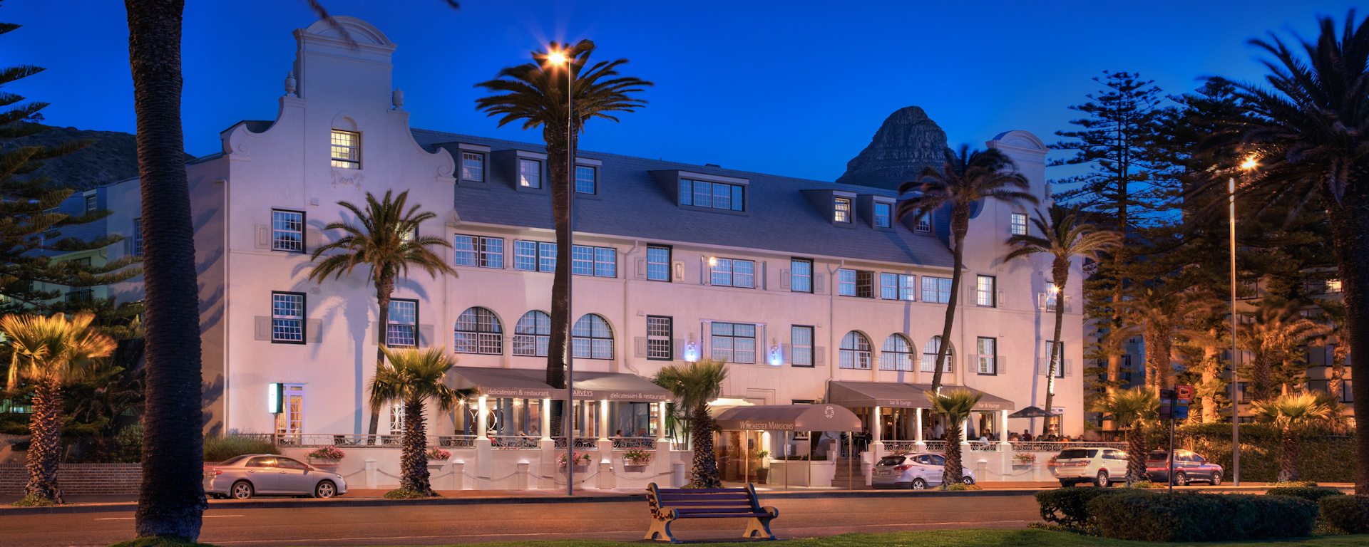 The hotel's 'grande dame' image is elegant and refined.