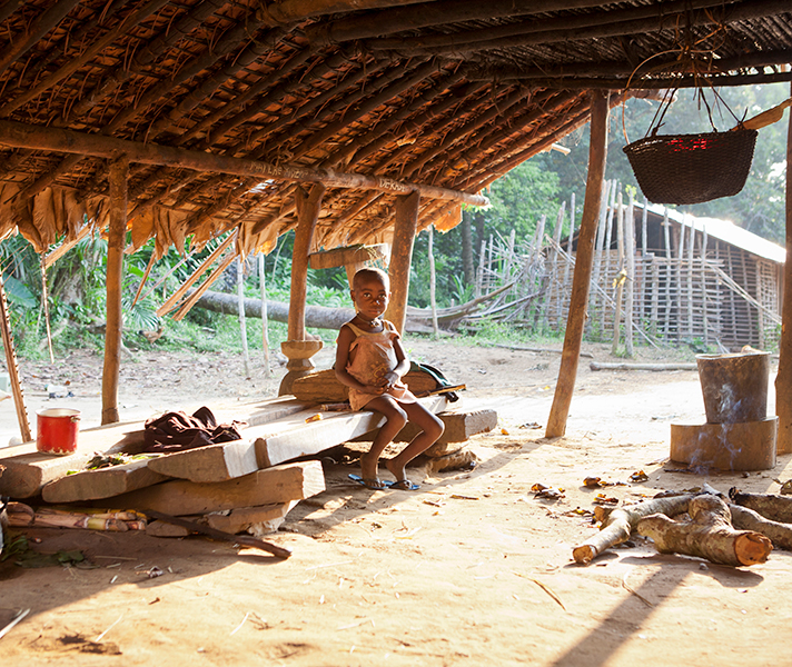 This structure is called a 'kandza' & is central to village life.