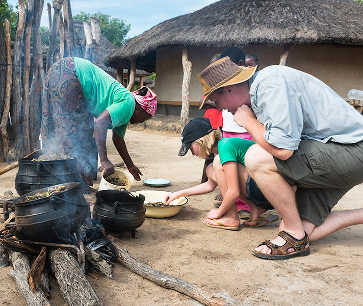 Educational & cultural encounters are part of Little Makalolo's experience.