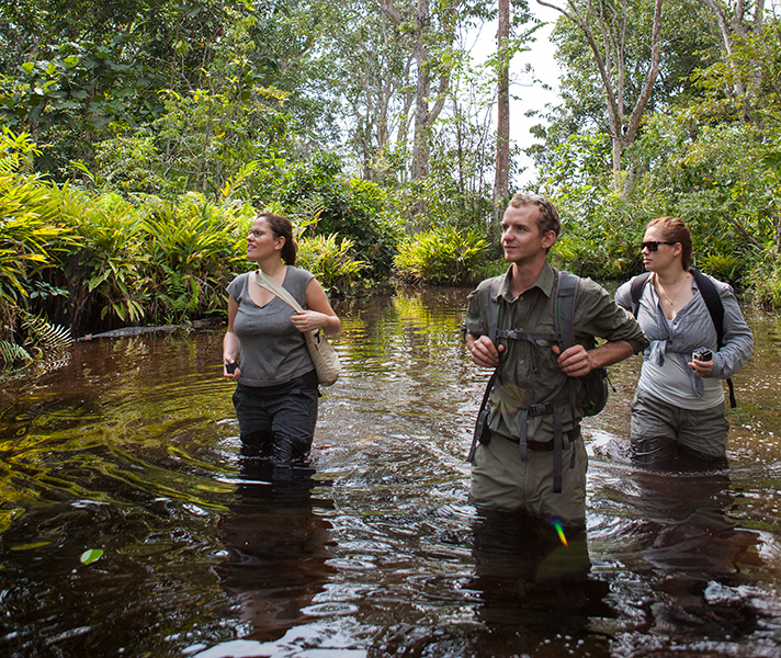 The Lango experience is made possible by highly skilled trackers & guides like Adam & Rock.