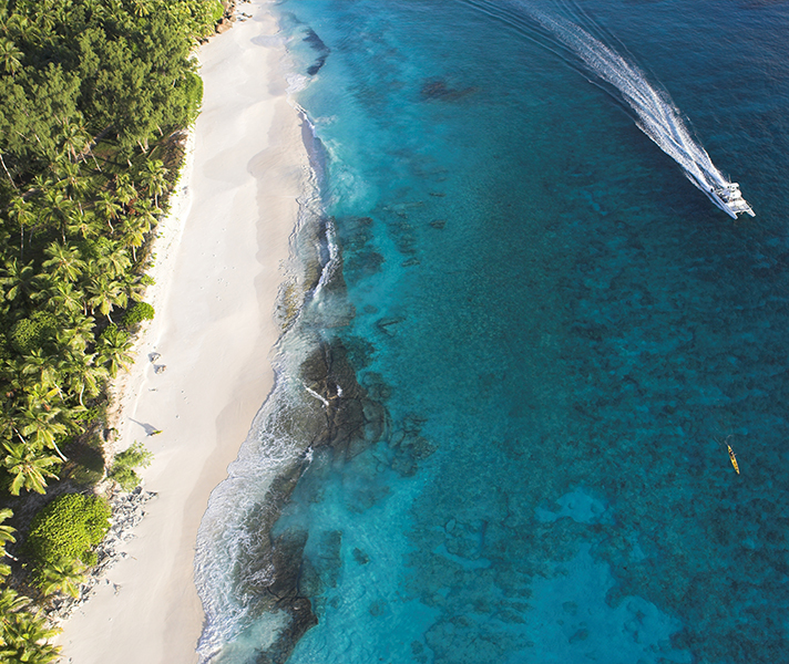 The Seychelles are strung with some of the world's most exquisite - largely deserted - beaches.