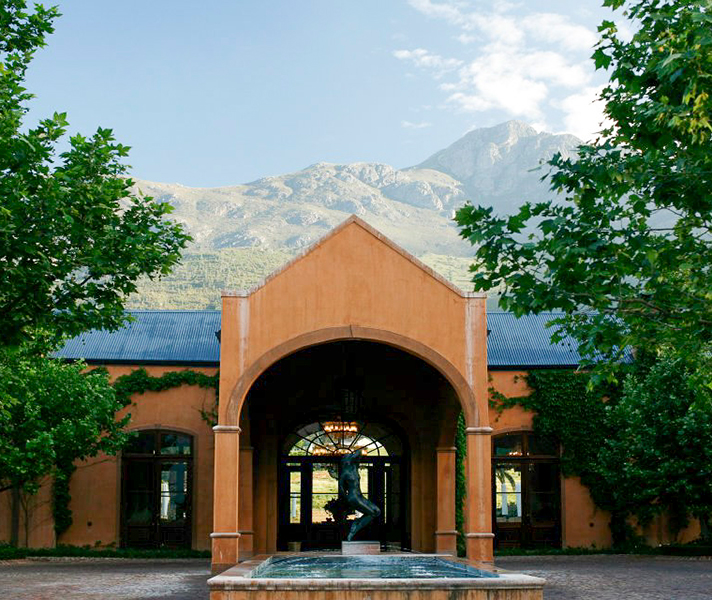 ...and superb views of the mountains & sun-splashed vineyards.