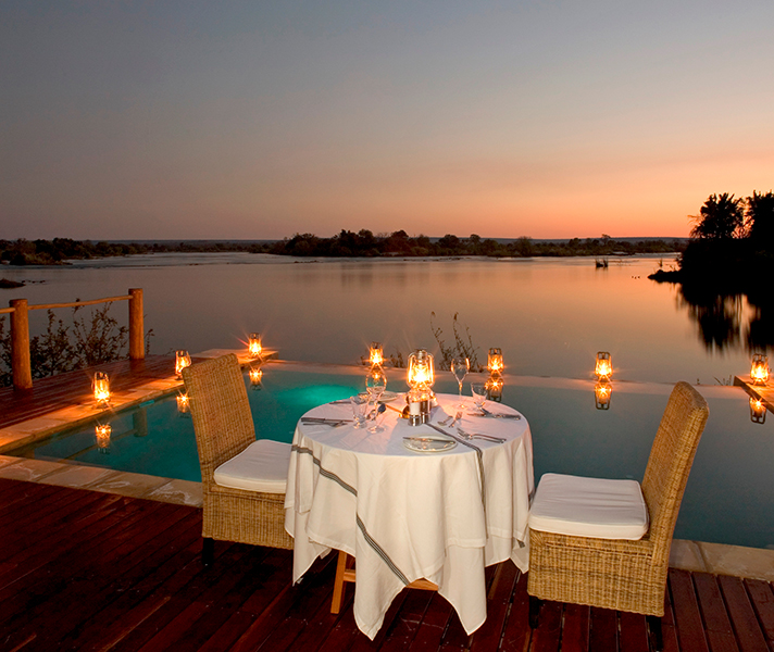 As the sun sets on another perfect day in Africa, toast your partnership with a romantic private dinner at Sussi & Chuma.