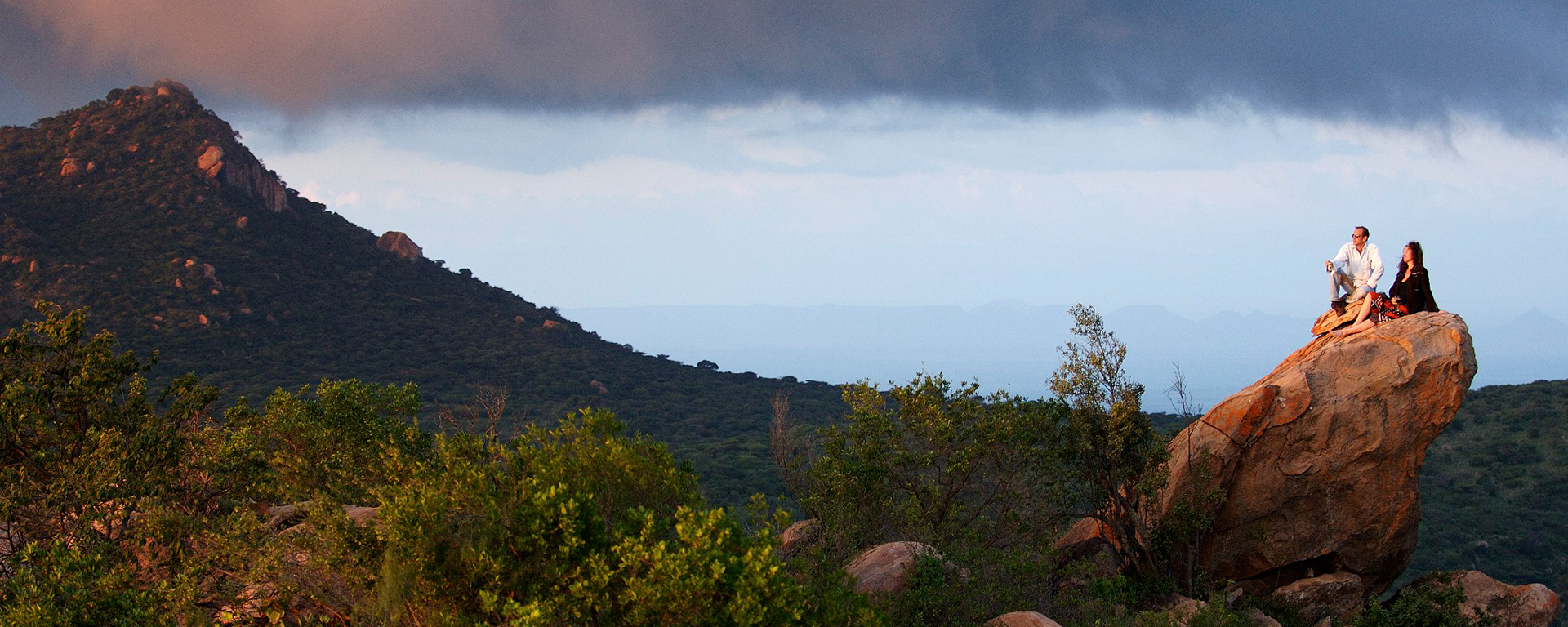 Sundowners for two at The Sanctuary at Ol Lentille.