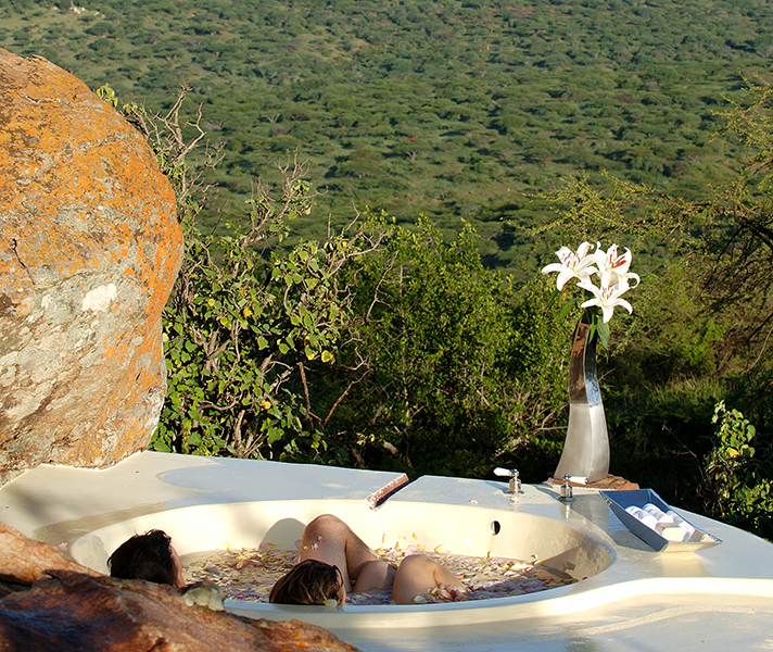 Enjoy a soak in the ultimate hot tub...