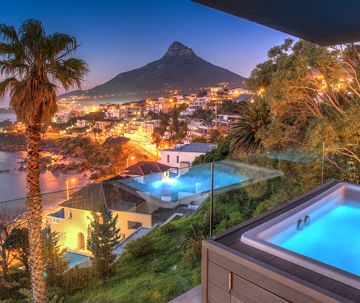 Savour views of Lion's Head in Cape Town from The Oracle.
