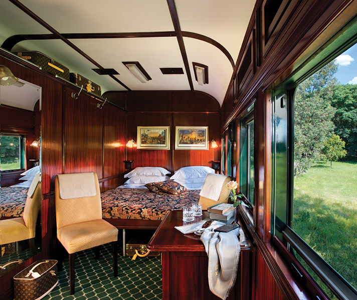 You'll be pampered every minute of the day on Rovos Rail.