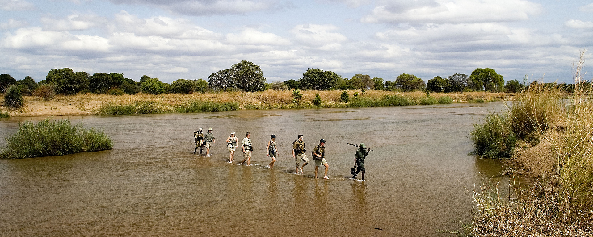 South Luangwa National Park is a remote wilderness characterized by sunny riverbanks & countless oxbow lakes of the Luangwa River.