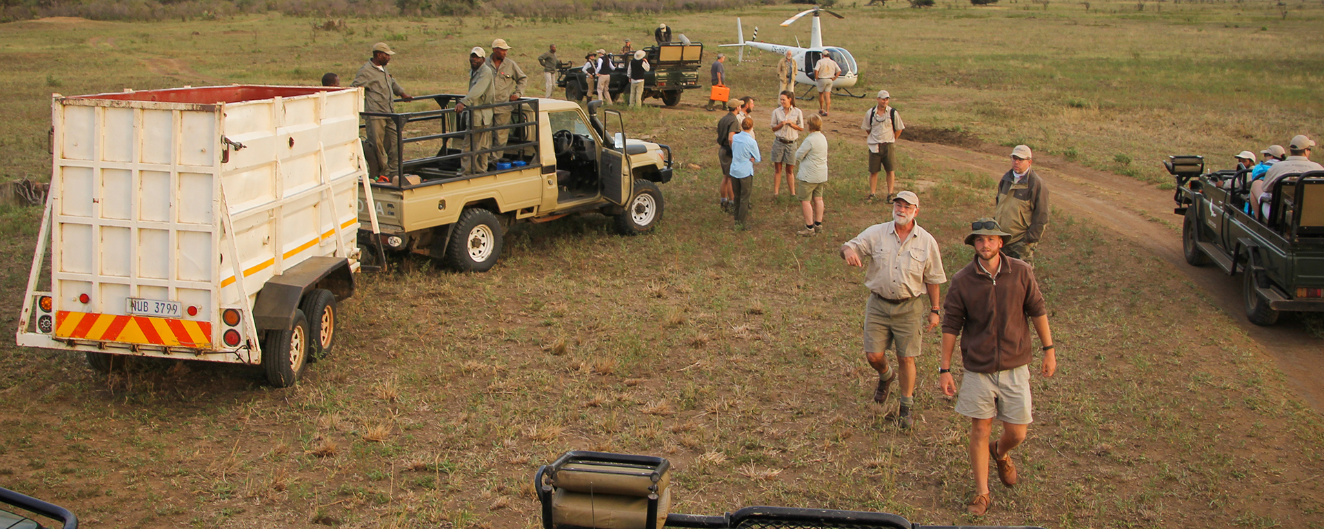 Moving a single rhino involves complicated logistics & the dedication of a huge team of vets, drivers, pilots & rangers.