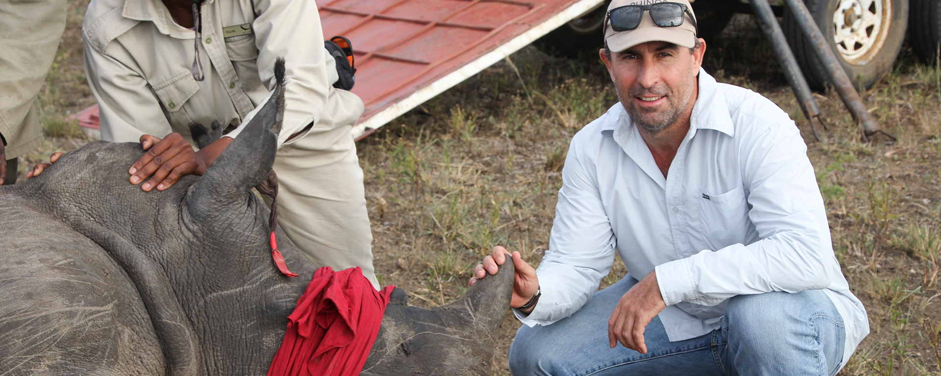 Go2Africa CEO Gary Lotter was privileged to be part of the first rhino move.