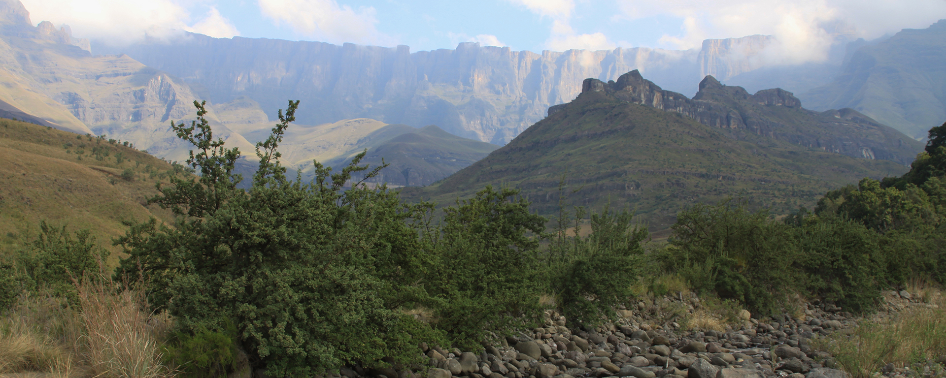 The Drakensberg Amphitheatre is one of the region's most popular sites.