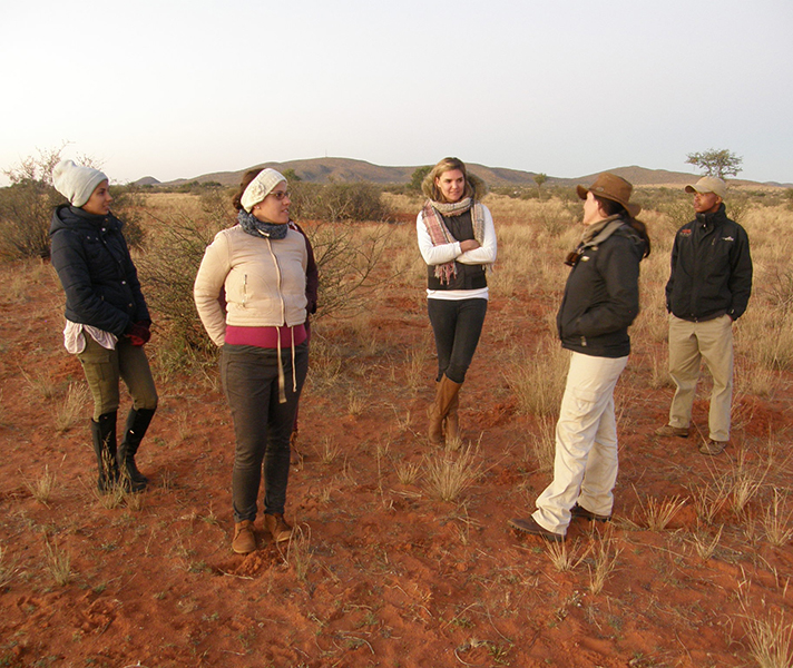 Our very able guide Margeaux chats about tracking aardvark - another one of Tswalu's rare creatures.