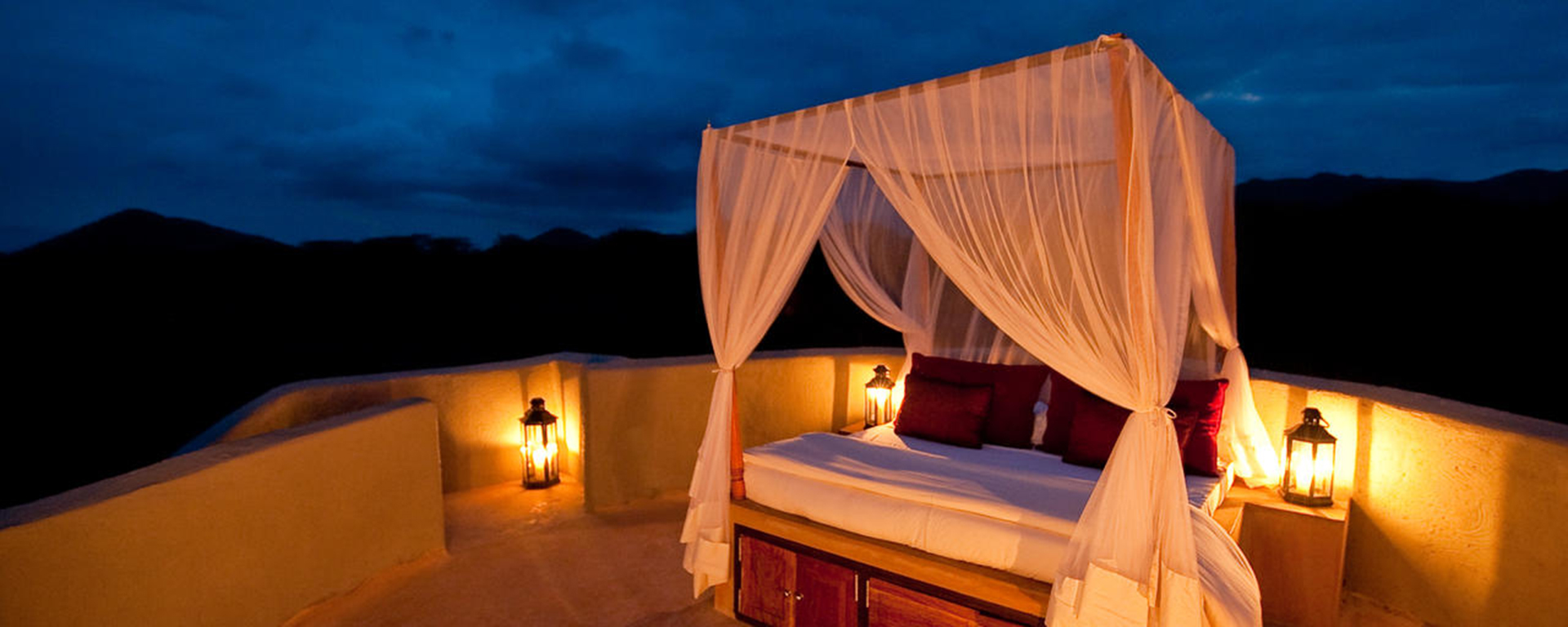 Ol Donyo's 'star beds' offer incredible views of the Kenyan night sky.
