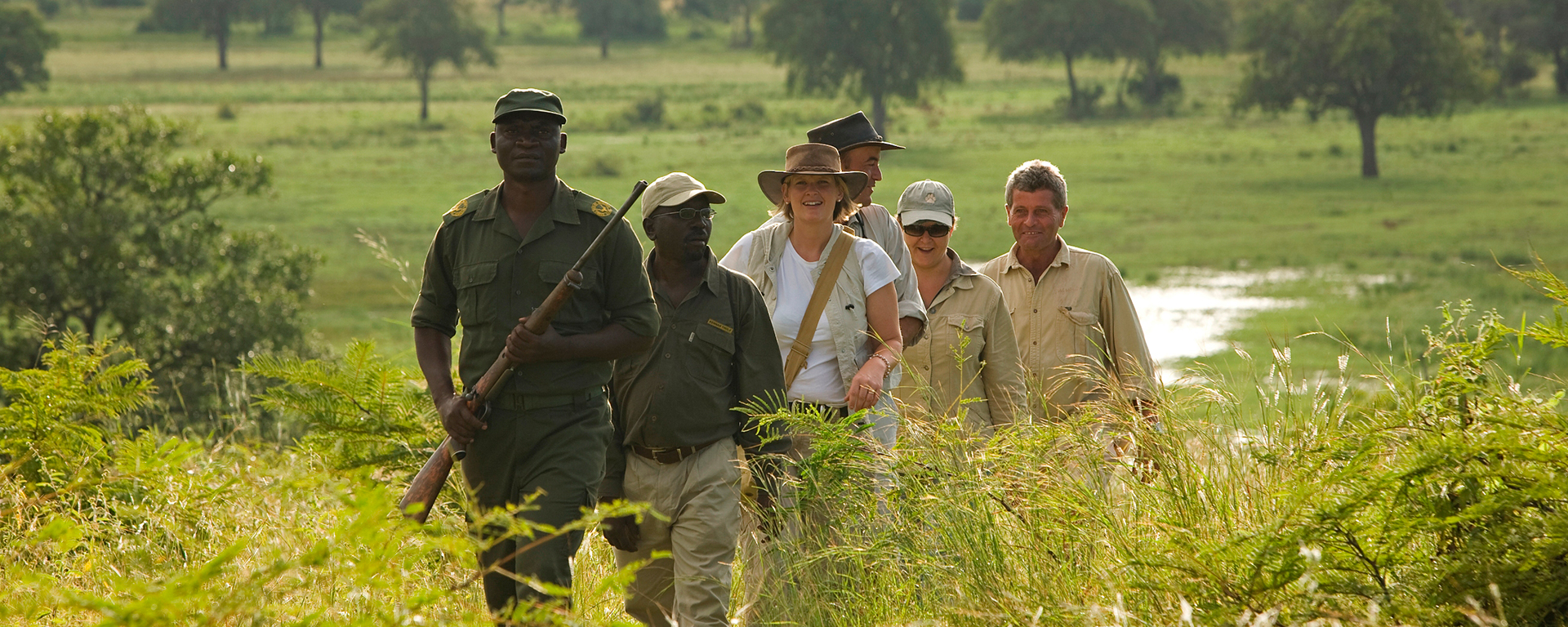 A walking safari at Sanctuary Puku Ridge makes for thrilling natural encounters.