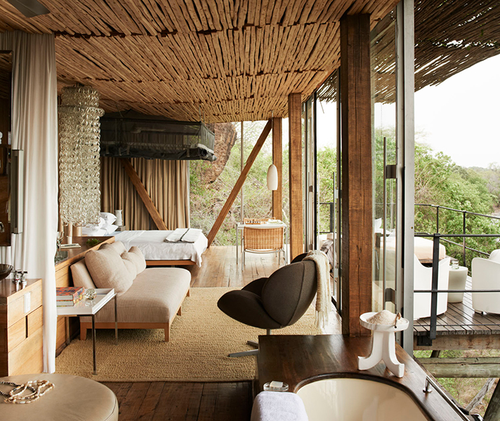 Singita Lebombo is a luxurious escape in the Kruger...