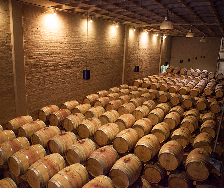 All the wine at Groot Constantia is matured in French oak barrels only, smoked to suit the acidity of the particular grape.