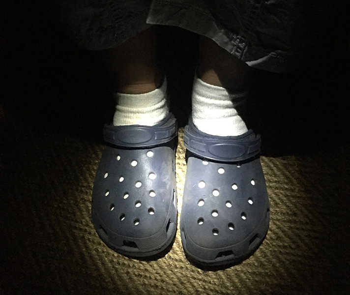 ...in the evenings, opt for lightweight, closed shoes.