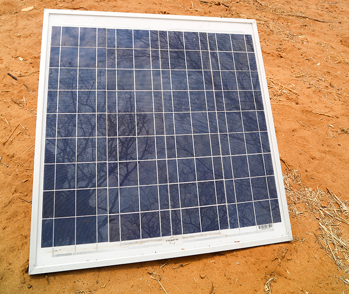 ...while most camps make use of Africa's abundant sunshine.