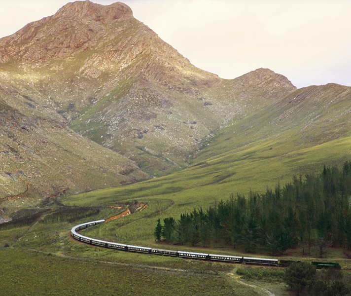 A luxury train journey with Rovos Rail is a great example of a tailored set departure.