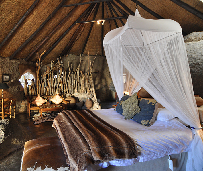 Camp Amalinda is a uniquely designed lodge with beautiful night sky views.