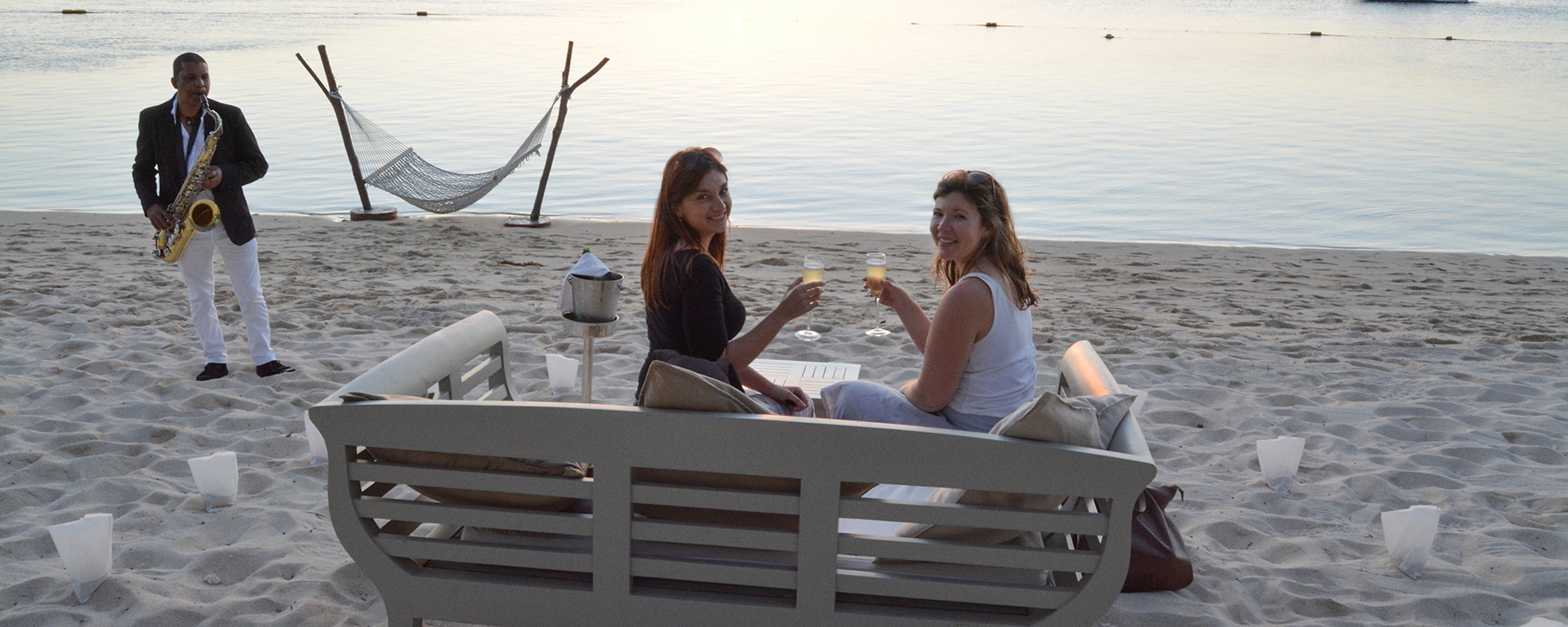 Our African Safari Experts are well travelled: Sam & Mary in Lux Le Morne, Mauritius.