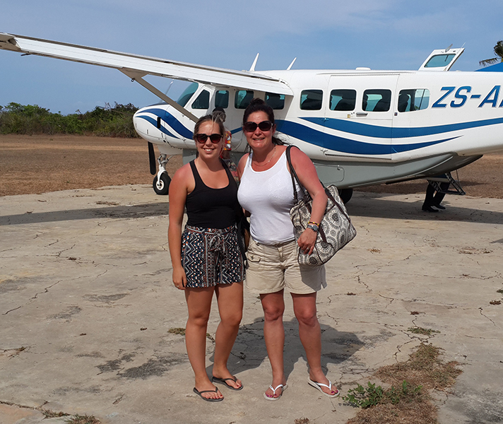 The history of Ibo Island was fascinating and from there Tatham and Lauren jetted off to Anantara Medjumbe.