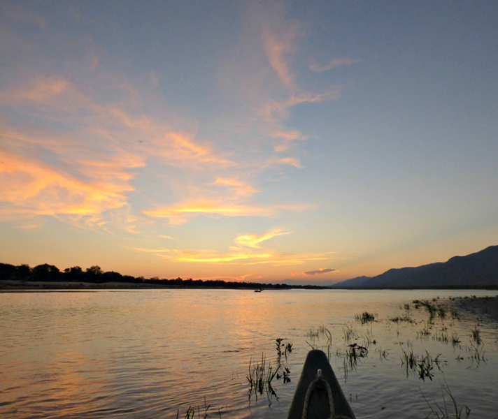 We even got to take a quick dip in the Zambezi River before taking in the sunset and heading back to camp.