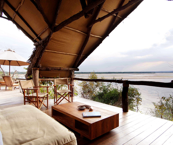 Selous's lodges offer classic safari comforts.