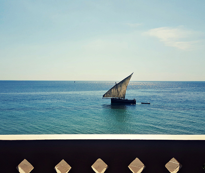 Taking in the fascinating heritage and some lovely harbor views at Stone Town, Zanzibar’s architectural and historical heart.