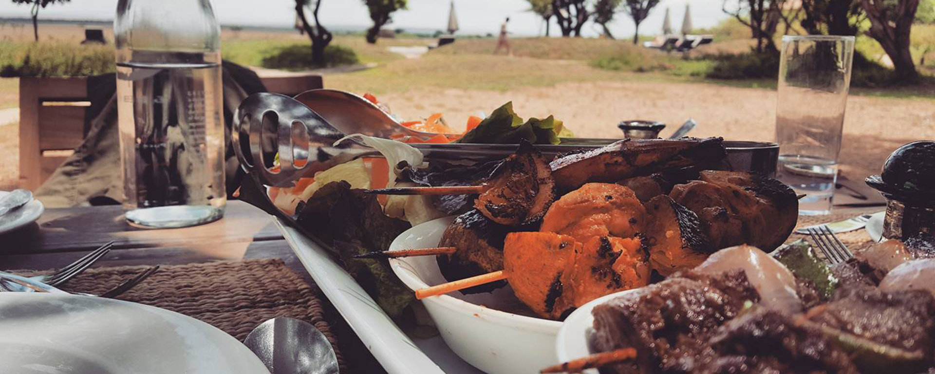A delicious spread at Kichwa Temba Tented Camp in the Masai Mara.
