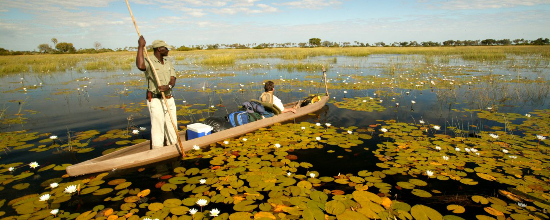 Being poled along in a mokoro is one of the Delta's most blissful solo experiences.