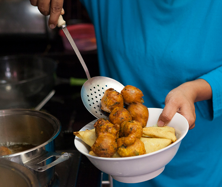 ...which are pastry parcels packed with everything from spicy chicken to curried mince and even chocolate!