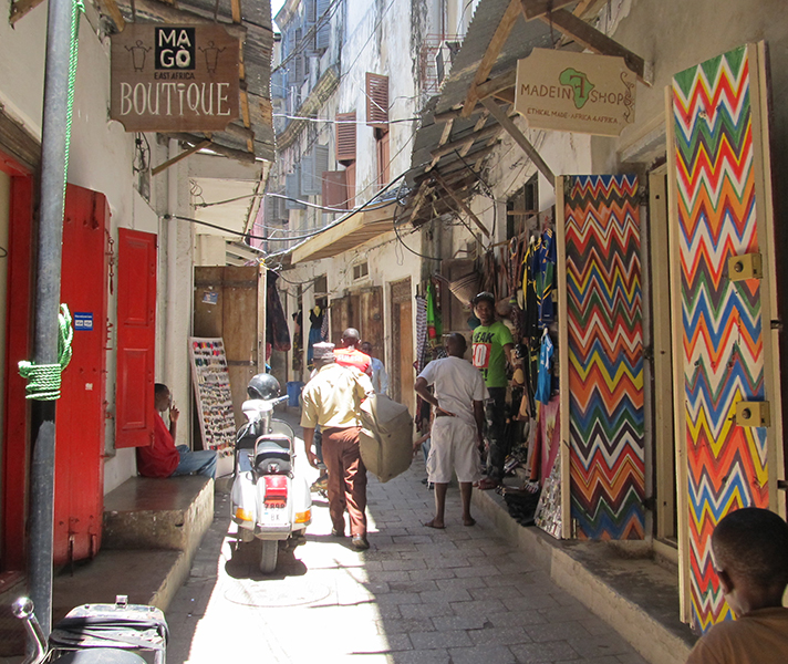 Anja explored Stone Town's winding streets...