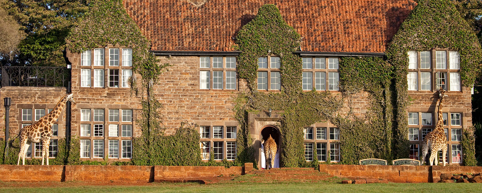 Inspired by classic English country houses, The Giraffe Manor is a cosy child-friendly hotel in Nairobi.
