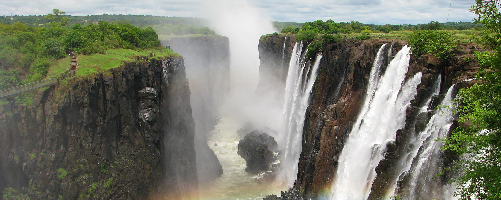 Victoria Falls in full flood is one of Africa's 'must-see, must-hear' spectacles!