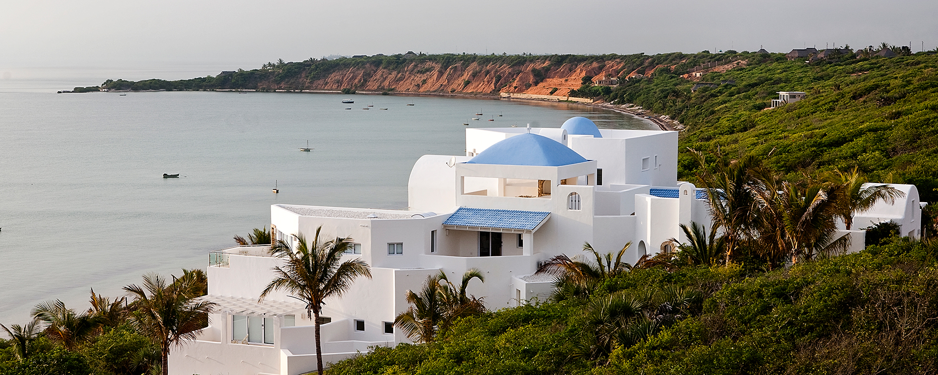 Villa Santorini is perfectly positioned for endless watersports and is equipped with its own boat, too.