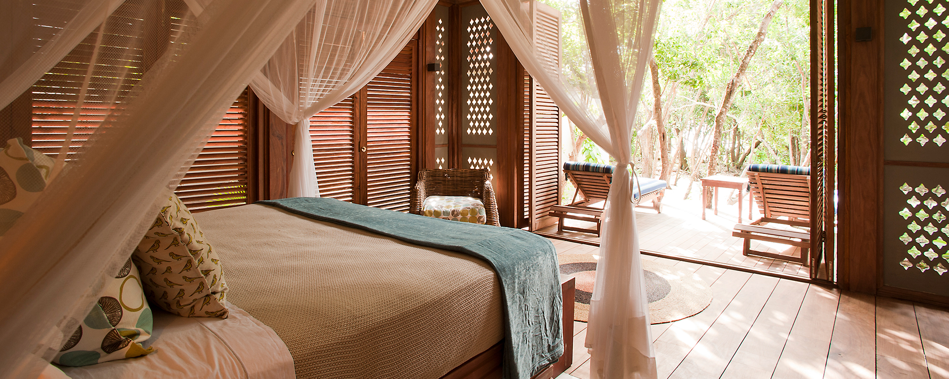 Sheer romance is found within every one of Villa Kapila's five bedrooms.