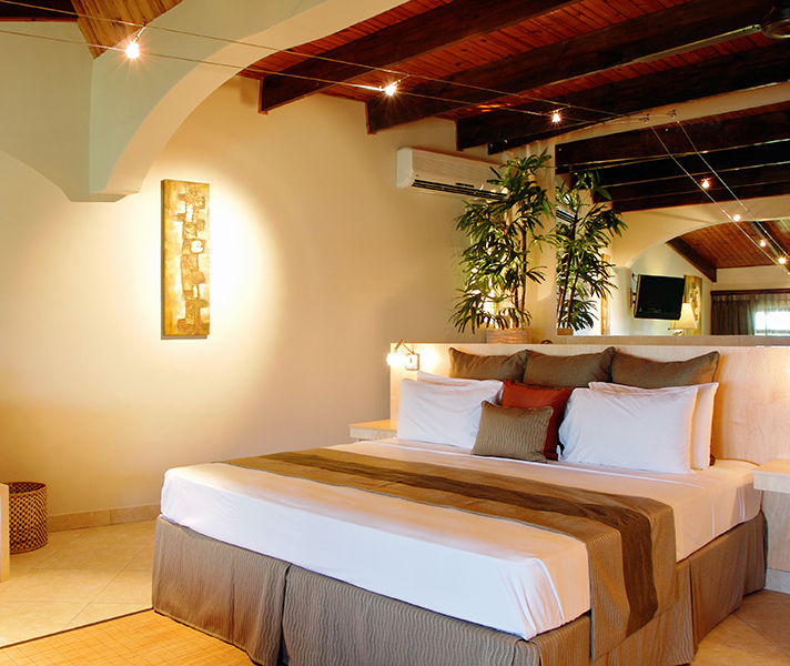Our suite at Coco de Mer & Black Parrot Suites on Praslin Island.