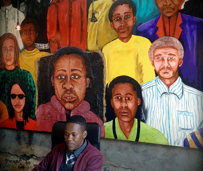 South Africa’s Constitutional Court buildings highlight South Africa’s sad past & hopefully brighter future.